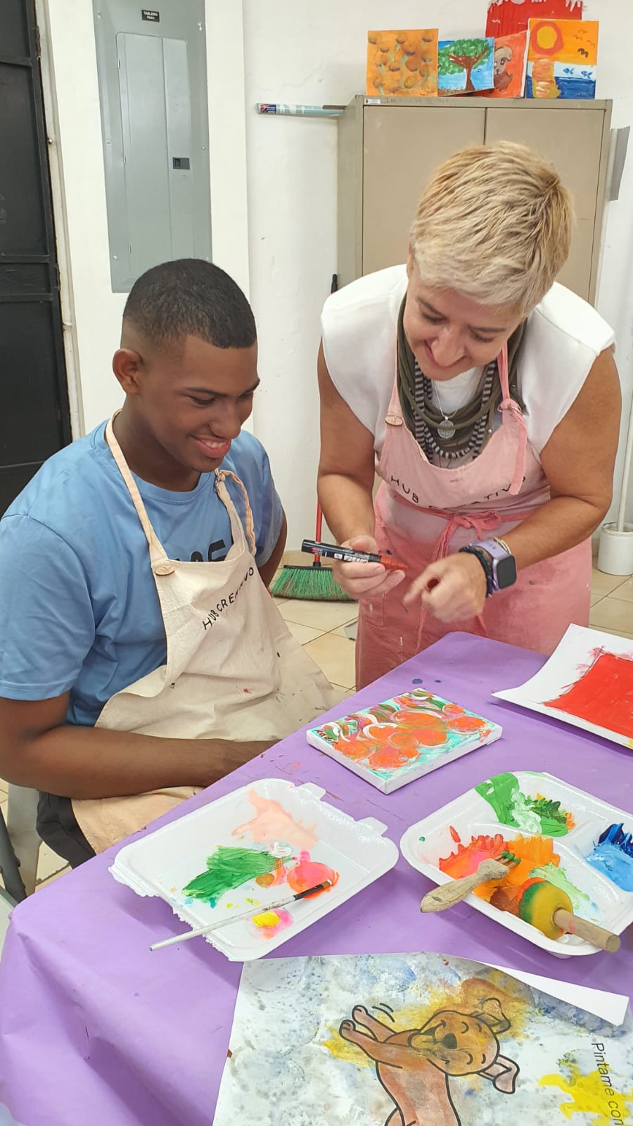 Estudiantes del IPHE Colón fortalecen su creatividad e inclusión a través del arte
