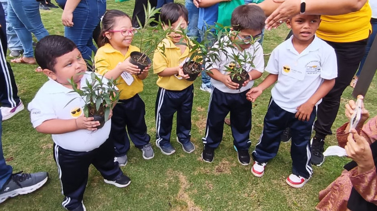 Imagen Estudiantes del IPHE aportan a la conservación ambiental con jornada de siembra en Betania