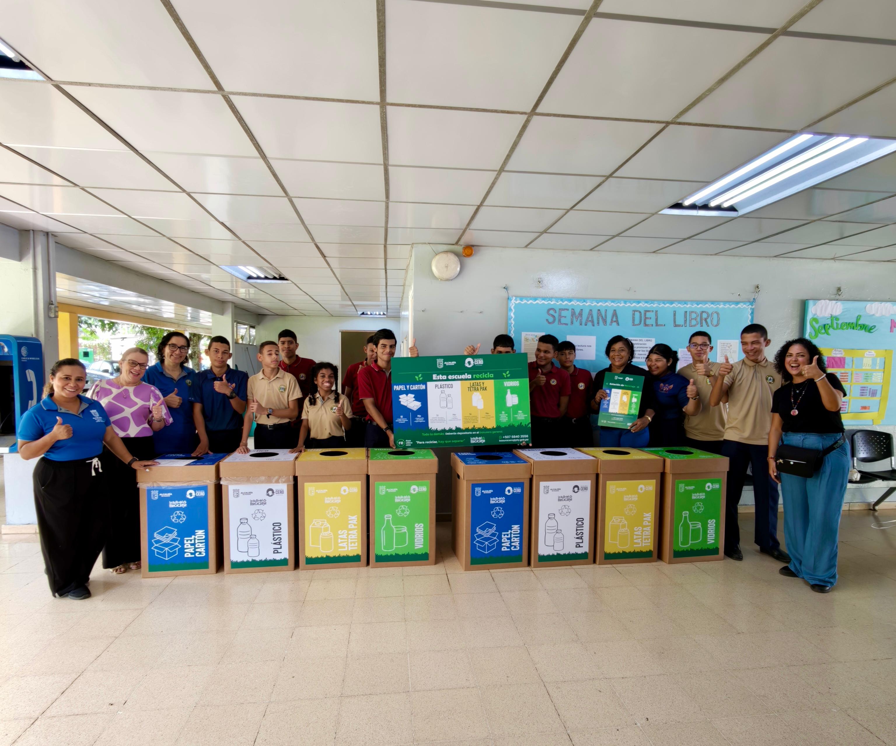 EVE incorpora estaciones de reciclaje a sus prácticas de educación ambiental