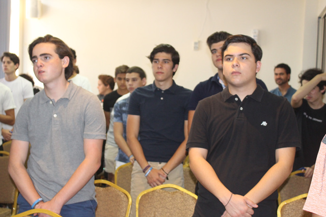 Peregrinos de México de la JMJ 2019 presentes en misa en sede del IPHE