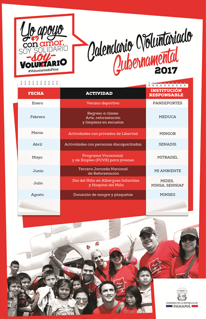 Se define calendario de Voluntariado para los Servidores Públicos