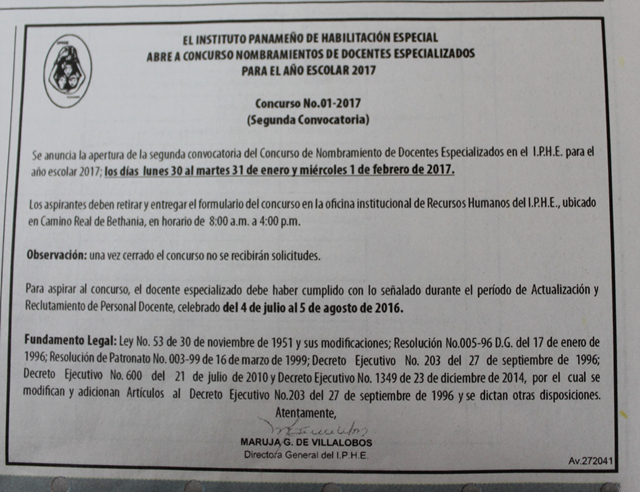 Inicia período de nombramiento de docentes especializados