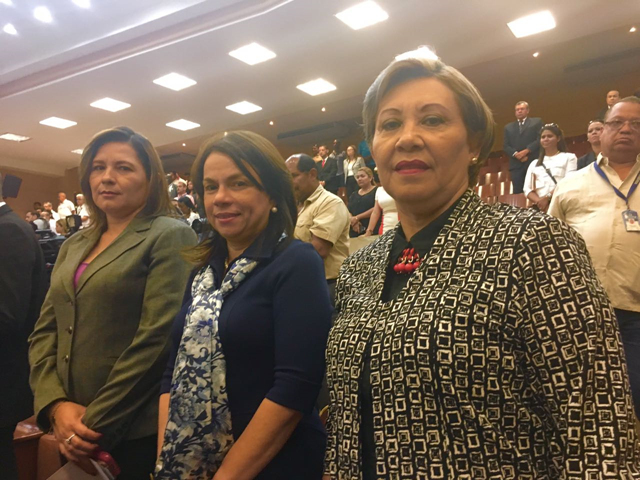 Autoridades del IPHE presentes en acto de instalación de la primera sesión ordinaria de la Asamblea Nacional