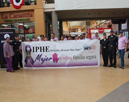 IPHE apoya campaña de no violencia contra la mujer