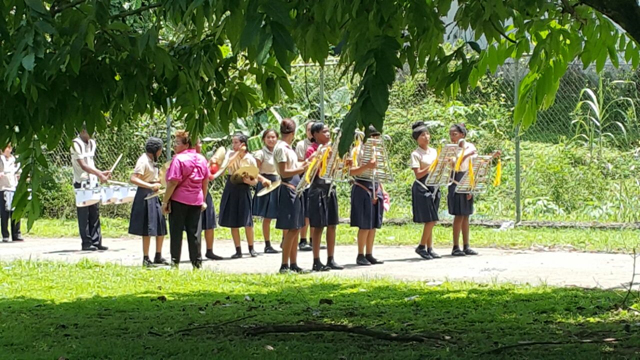 Banda musical de la Escuela Vocacional intensifica prácticas