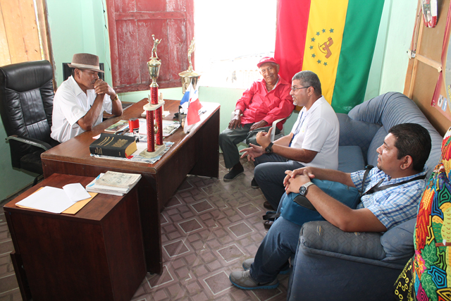 Encuentro con autoridades de las islas Narganá y Corazón de Jesús 