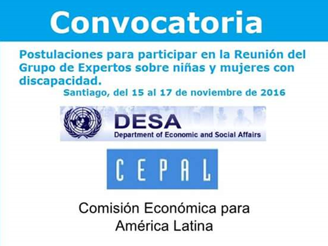 RIADIS abre postulaciones para expertos en discapacidad