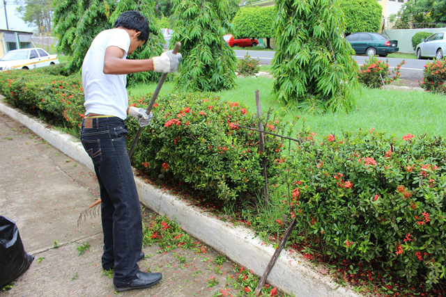 Estudiantes realizan actividades ecológicas-terapéuticas
