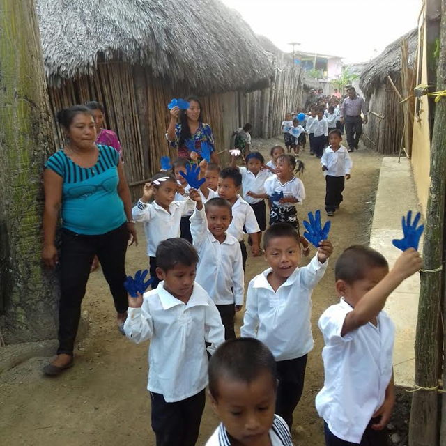 Centros educativos de Guna Yala festejan mes del Autismo