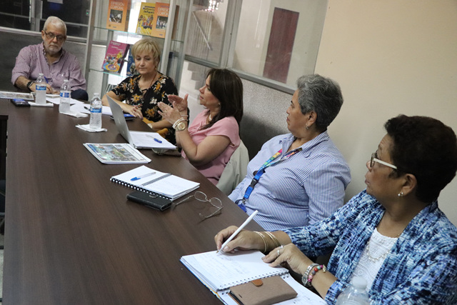 Reunión de coordinación sobre proyectos y acciones entre IPHE y RET/USAID/OFDA
