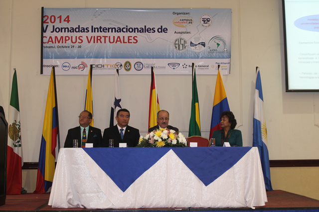 Presentes en jornada internacional de Campus Virtuales