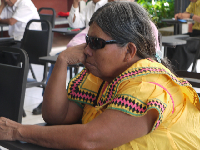 Unión Nacional de Ciegos junto a los hermanos Ngäbe Buglé en Chiriquí