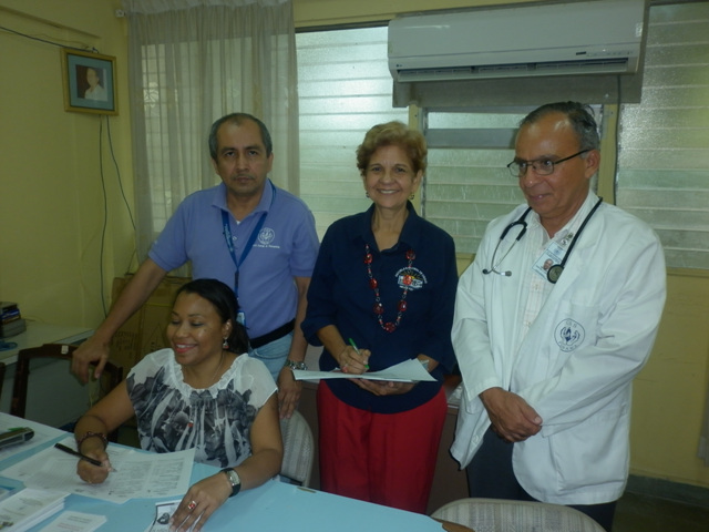 Primera jornada de salud en la Escuela Nacional de Ciegos