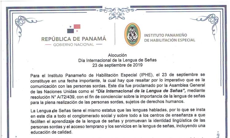 Día Internacional de la Lengua de Señas 