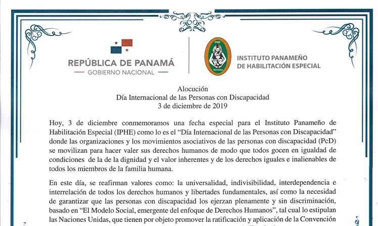 Día Internacional de las Personas con Discapacidad