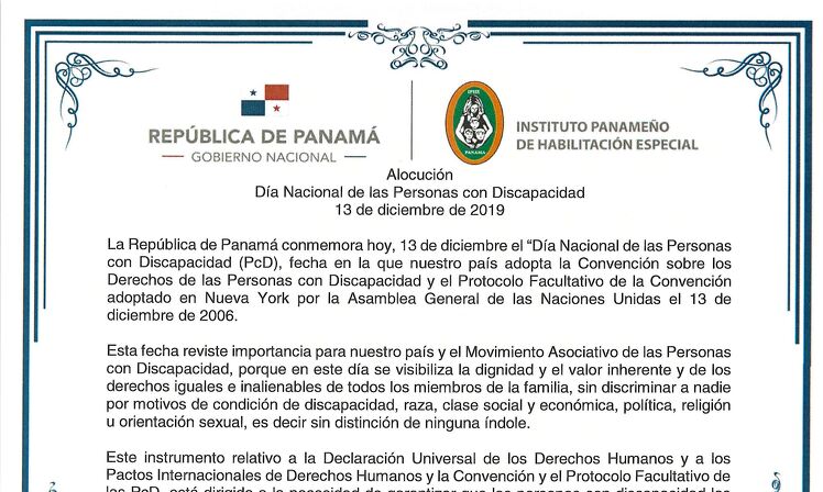 Día Nacional de las Personas con Discapacidad