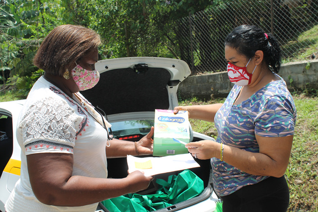 Familias de Arraiján y Chorrera reciben alimentos y medicamentos durante la pandemia del Covid 19