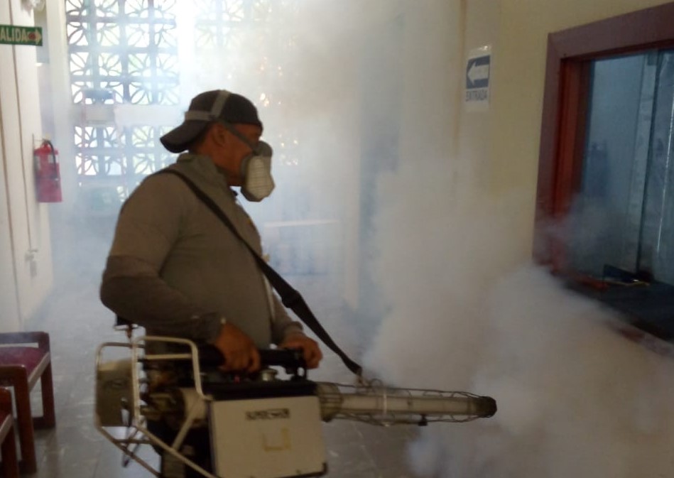 El IPHE realiza jornada de fumigación de vectores en conjunto con la Junta Comunal de Betania