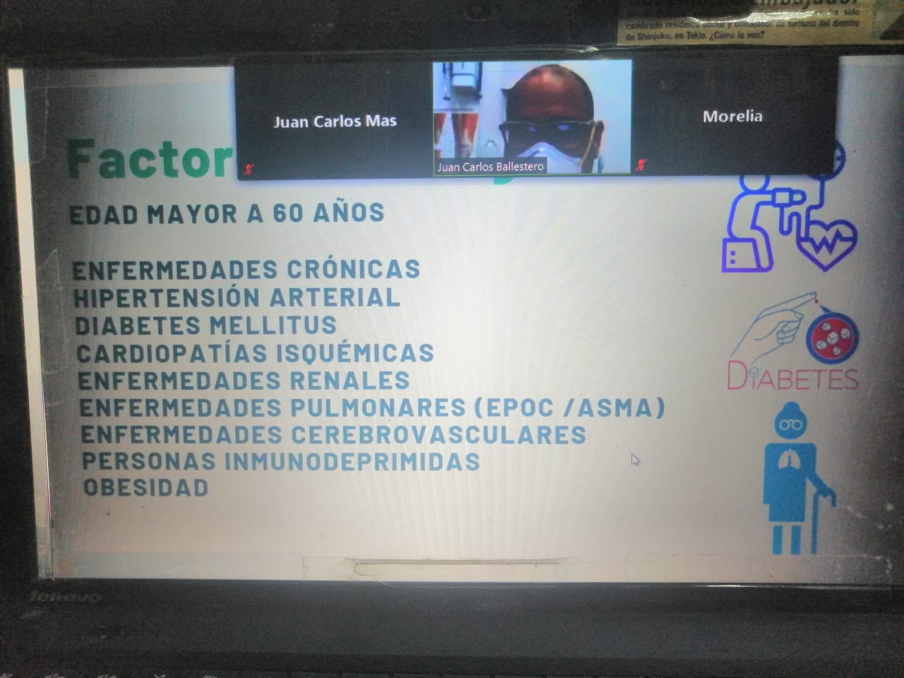 Colaboradores se instruyen sobre cómo cuidarse frente al Covid-19 y cómo proteger a sus familiares en situación de riesgo