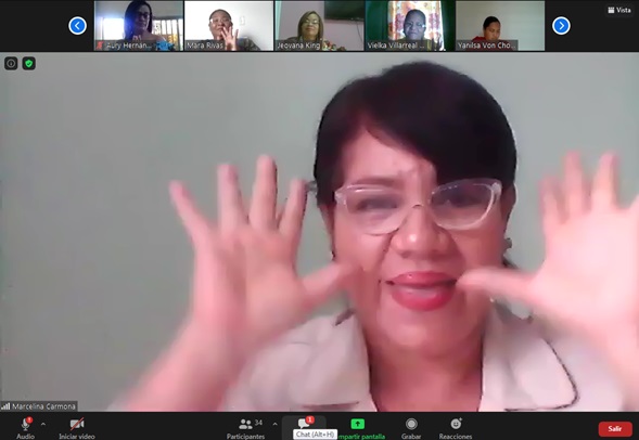 Personal de la EVE participa de taller virtual sobre Salud Mental, Buena Alimentación y Risoterapia