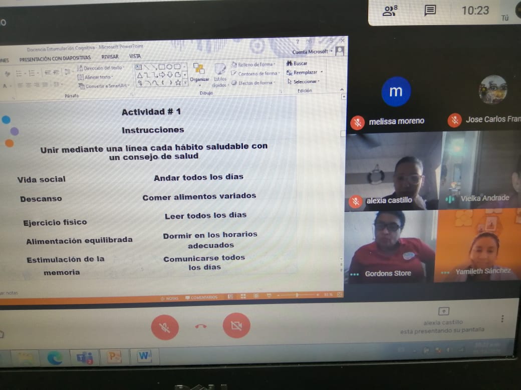 Taller de Actividades para la Estimulación Cognitiva en los niños de la Escuela de Enseñanza Especial del IPHE