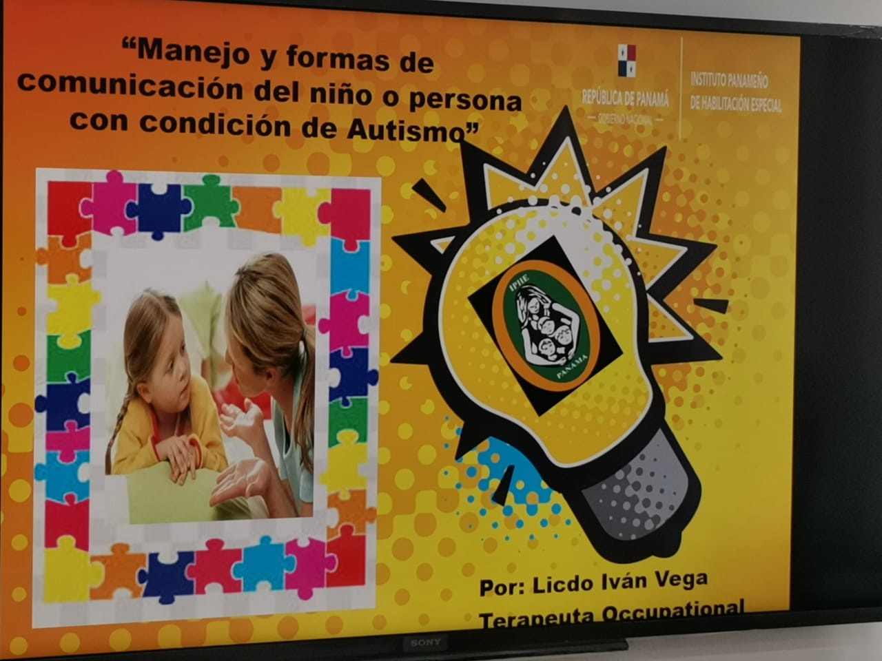 IPHE de Veraguas brinda docencia sobre el Autismo a personal de la ACP