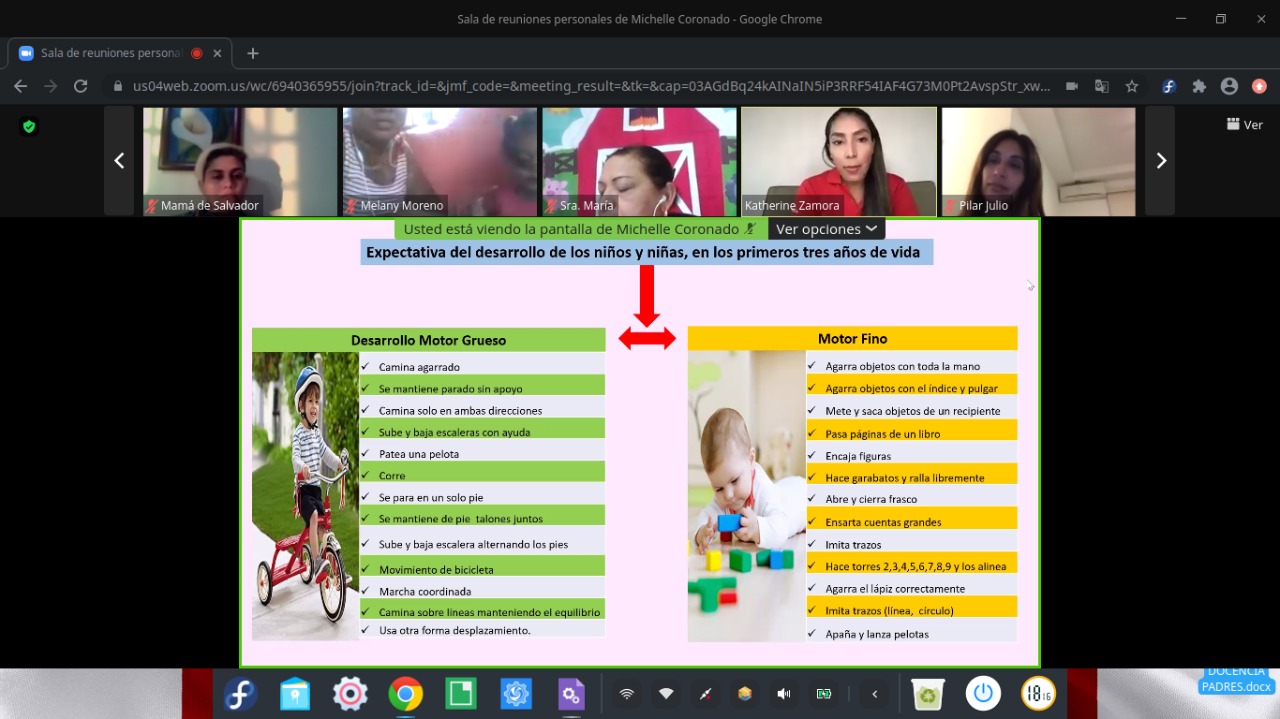 Padres del CAIPI del IPHE reciben orientaciones para el manejo y desarrollo de sus hijos