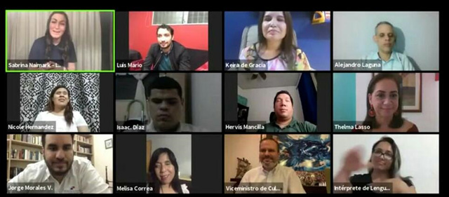 Profesionales del IPHE exponen en panel sobre discapacidad visual