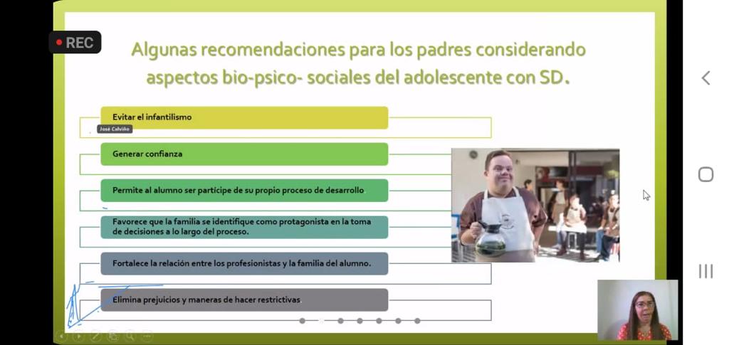Conversatorio taller: Síndrome de Down hacia su autonomía y calidad de vida