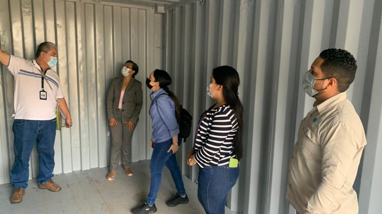 Extensión de Herrera recibe contenedor