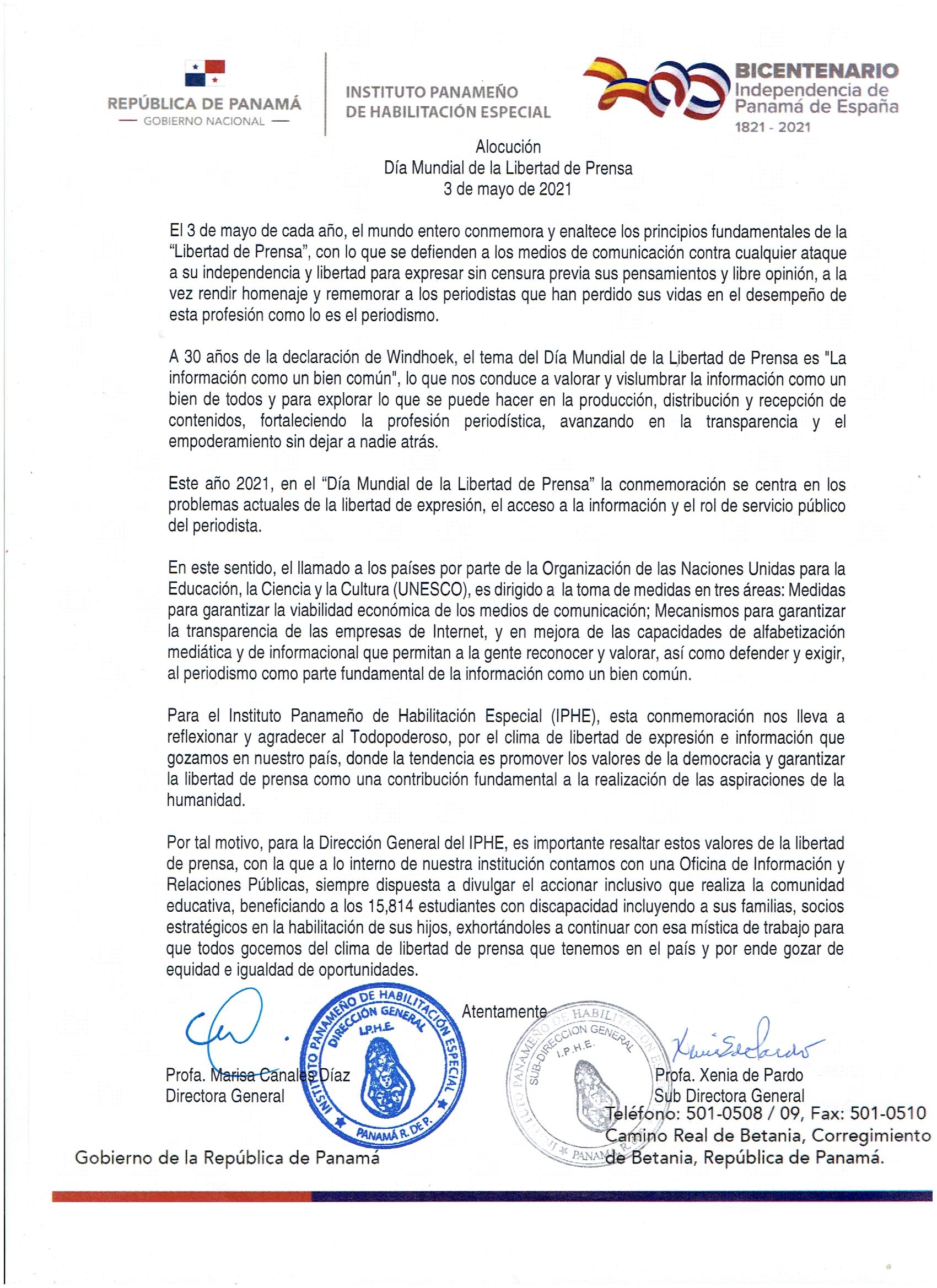 Día Mundial de la Libertad de Prensa