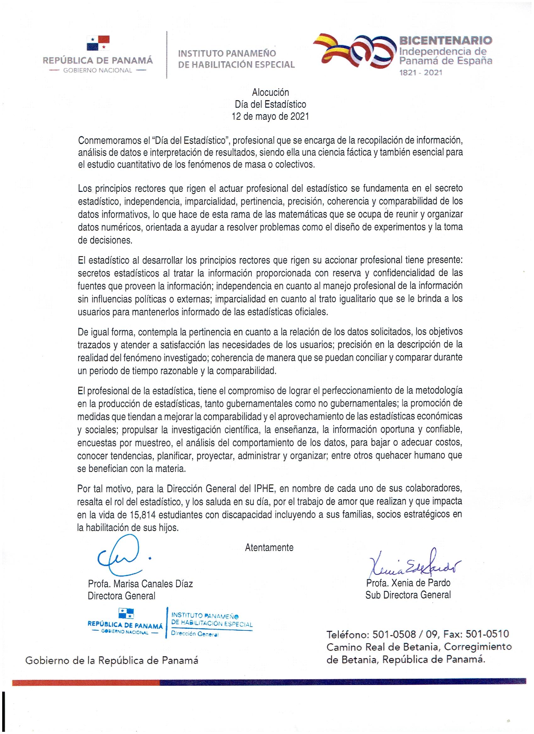 Día del Estadístico 