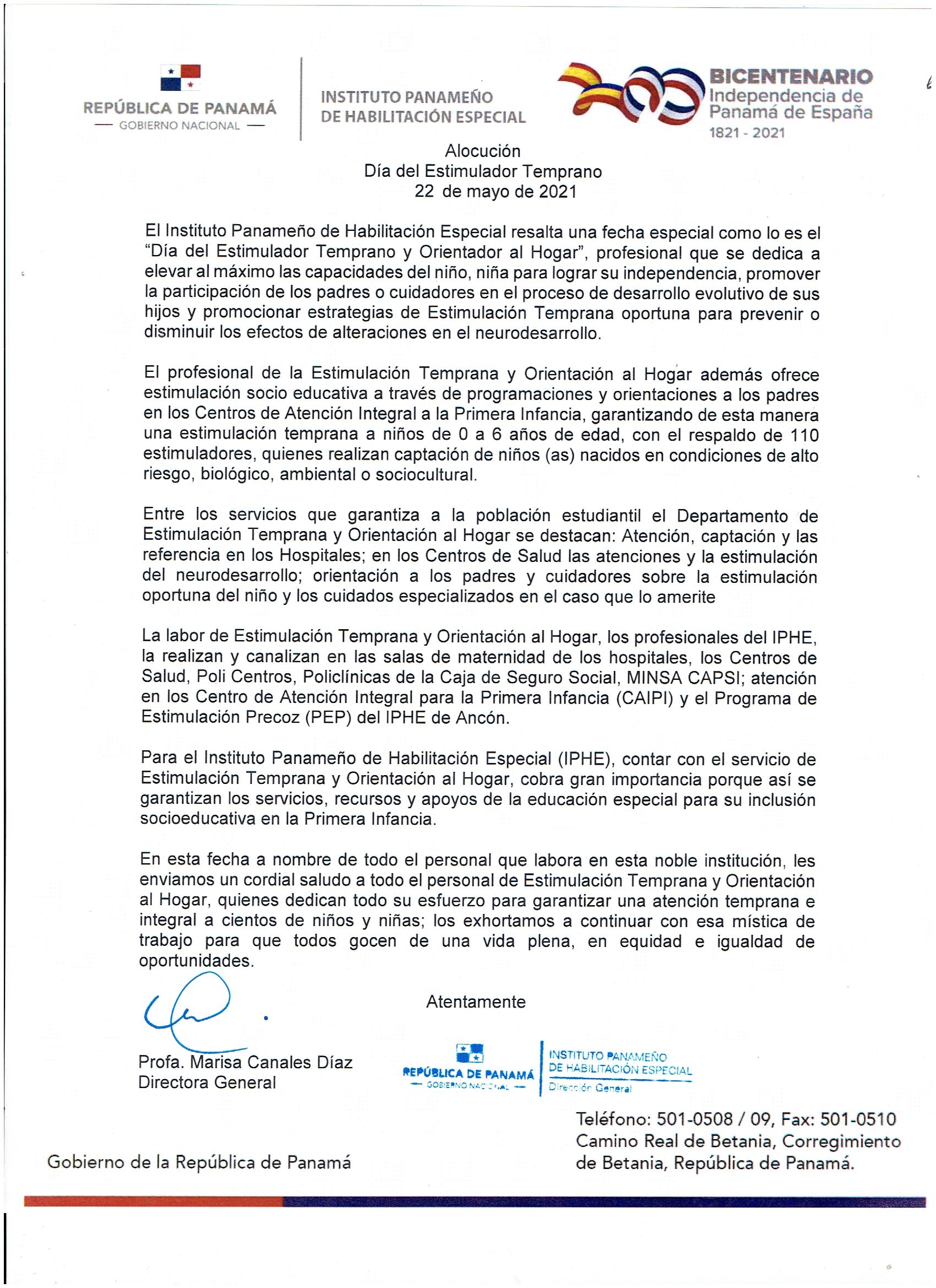 Día del Estimulador Temprano 