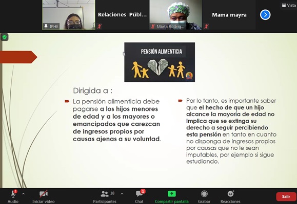 Padres de Penonomé participan en Taller virtual