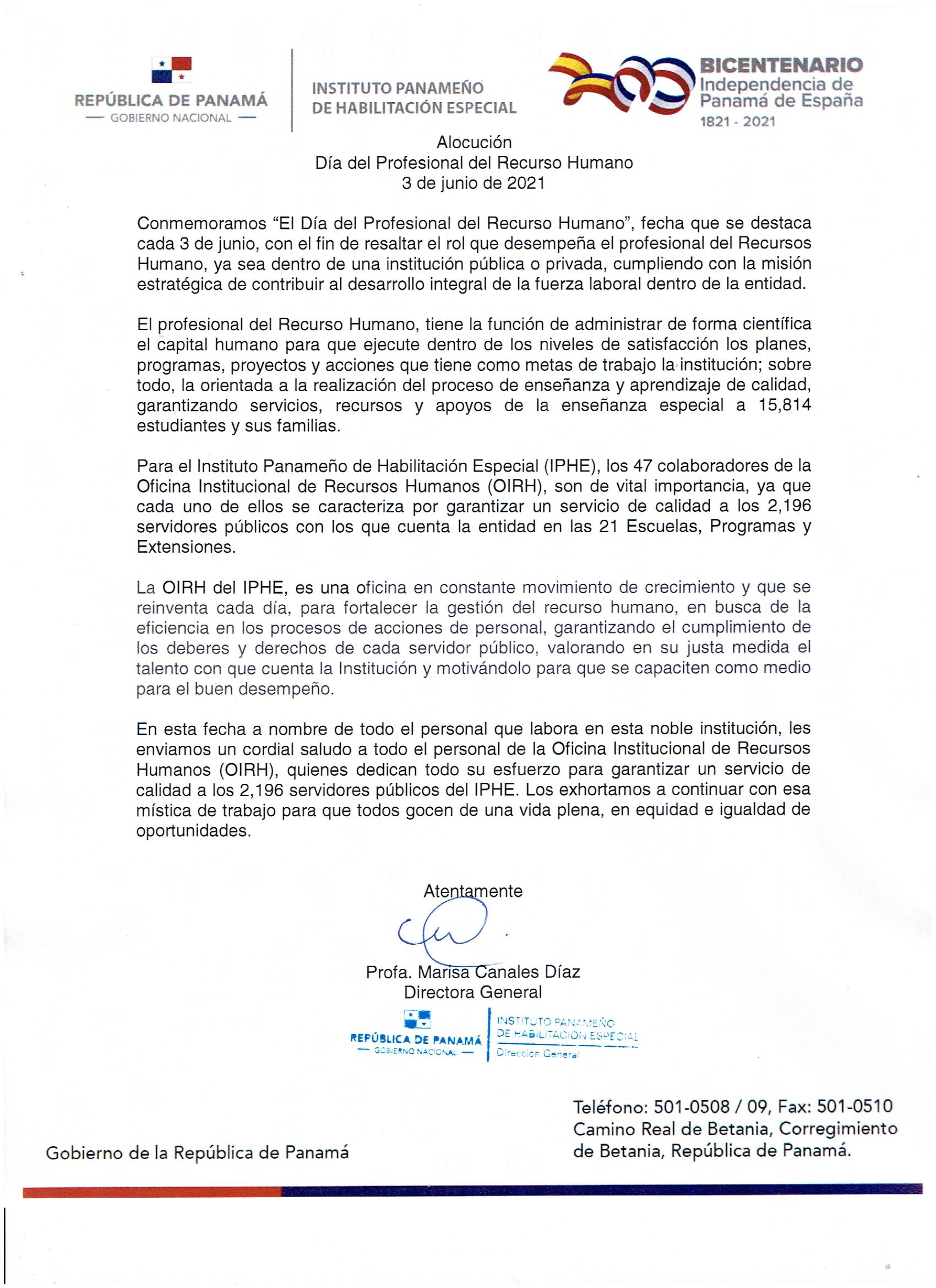 Día del Profesional del Recurso Humano 