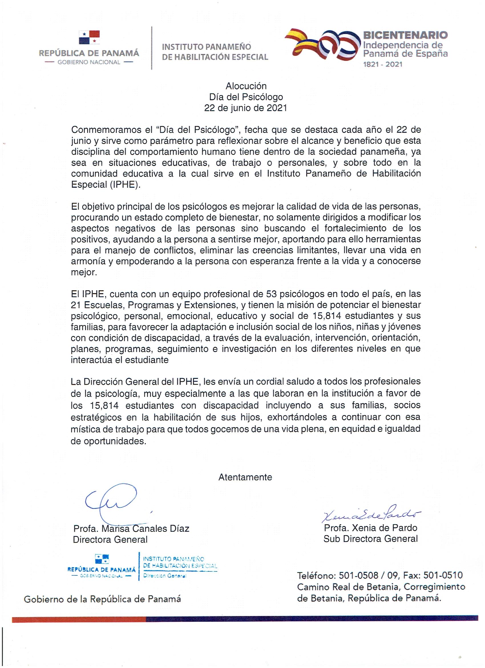 Día del Psicólogo 