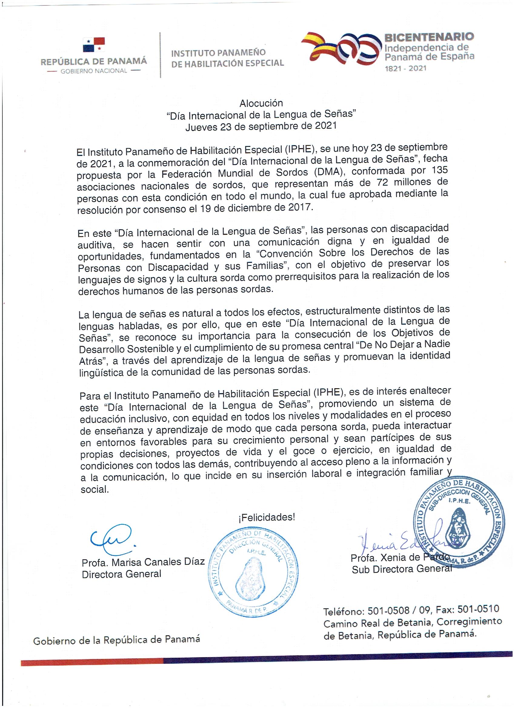 Día Internacional de La Lengua de Señas