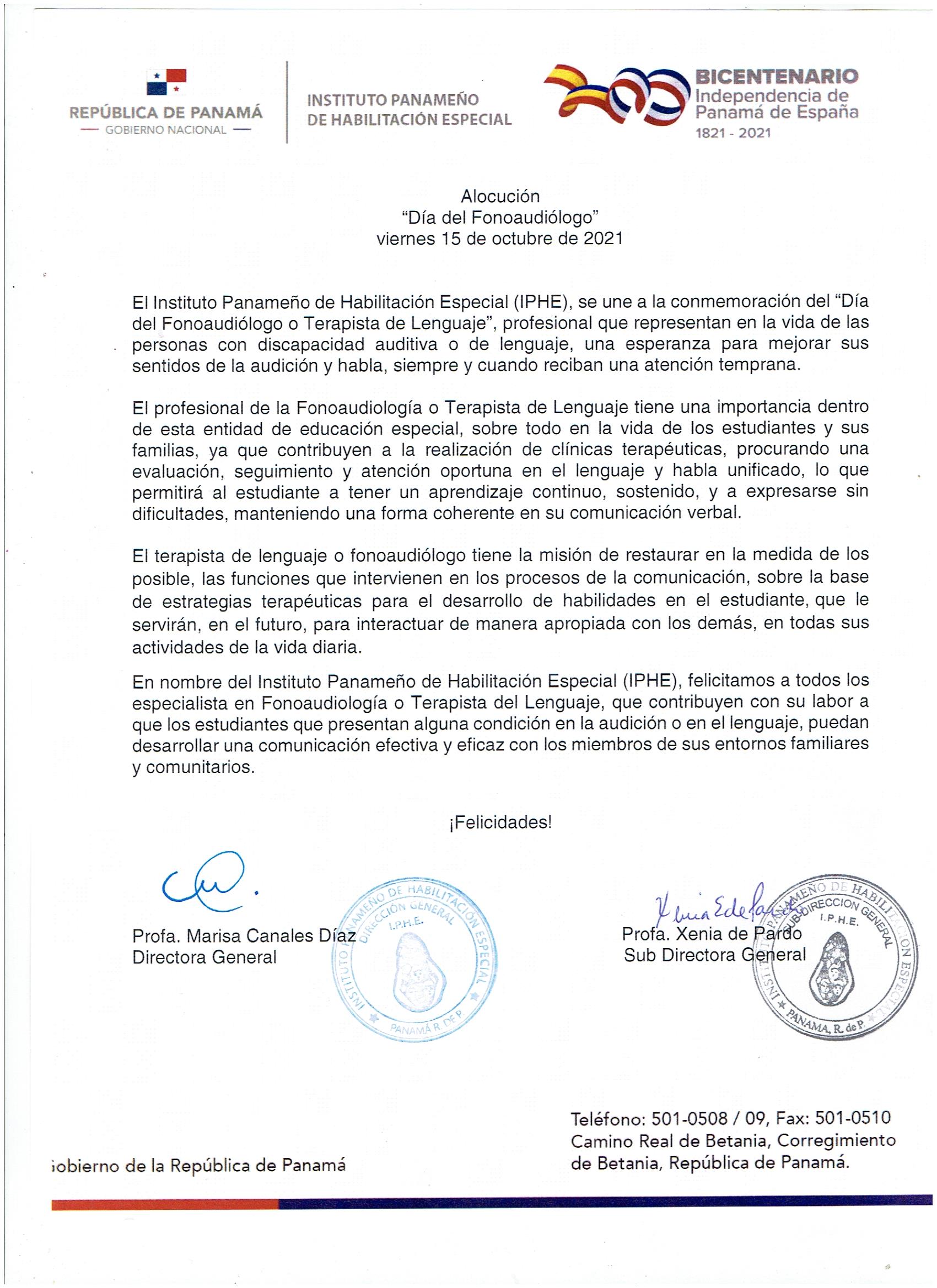 Día del Fonoaudiólogo 