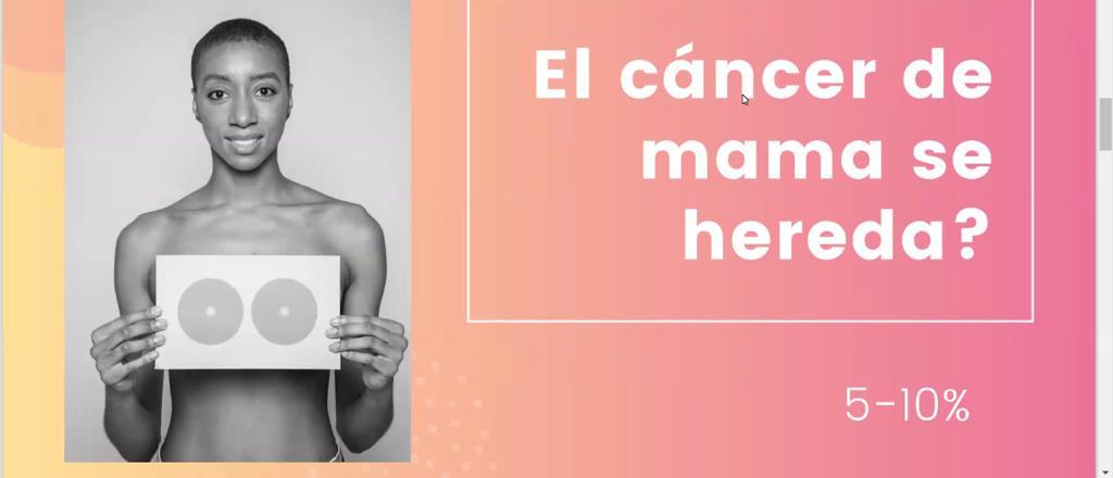 Madres de familia fueron capacitadas sobre la prevención de cáncer de mamas