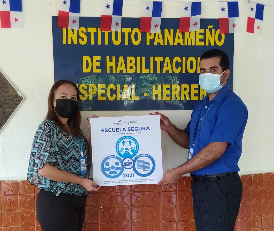 Extensión del IPHE en Herrera fue certificada como “Escuela Segura”
