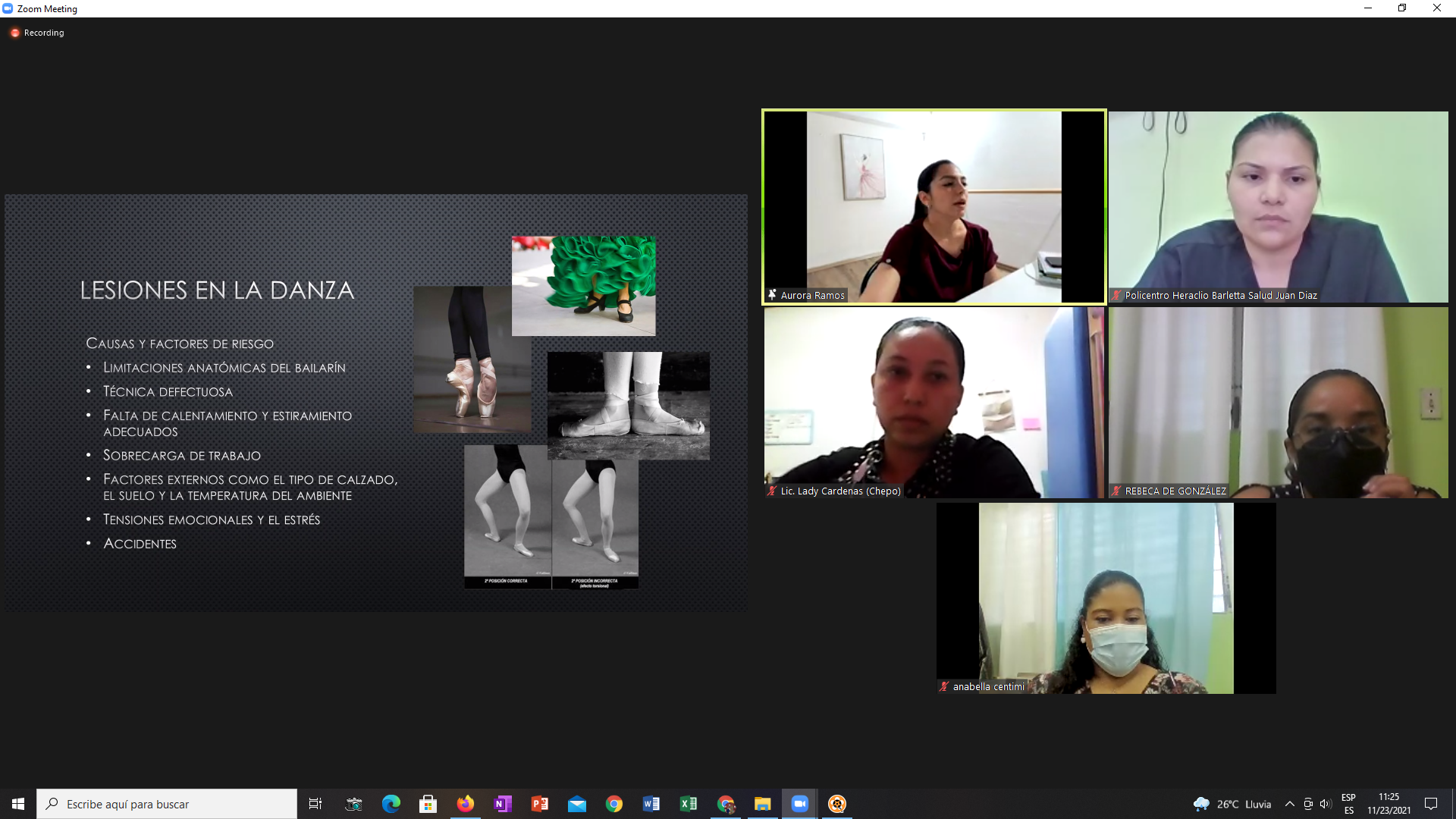 Fisioterapia realiza capacitación: Creando Sinergia, Uniendo Fronteras a través de la experiencia profesional   