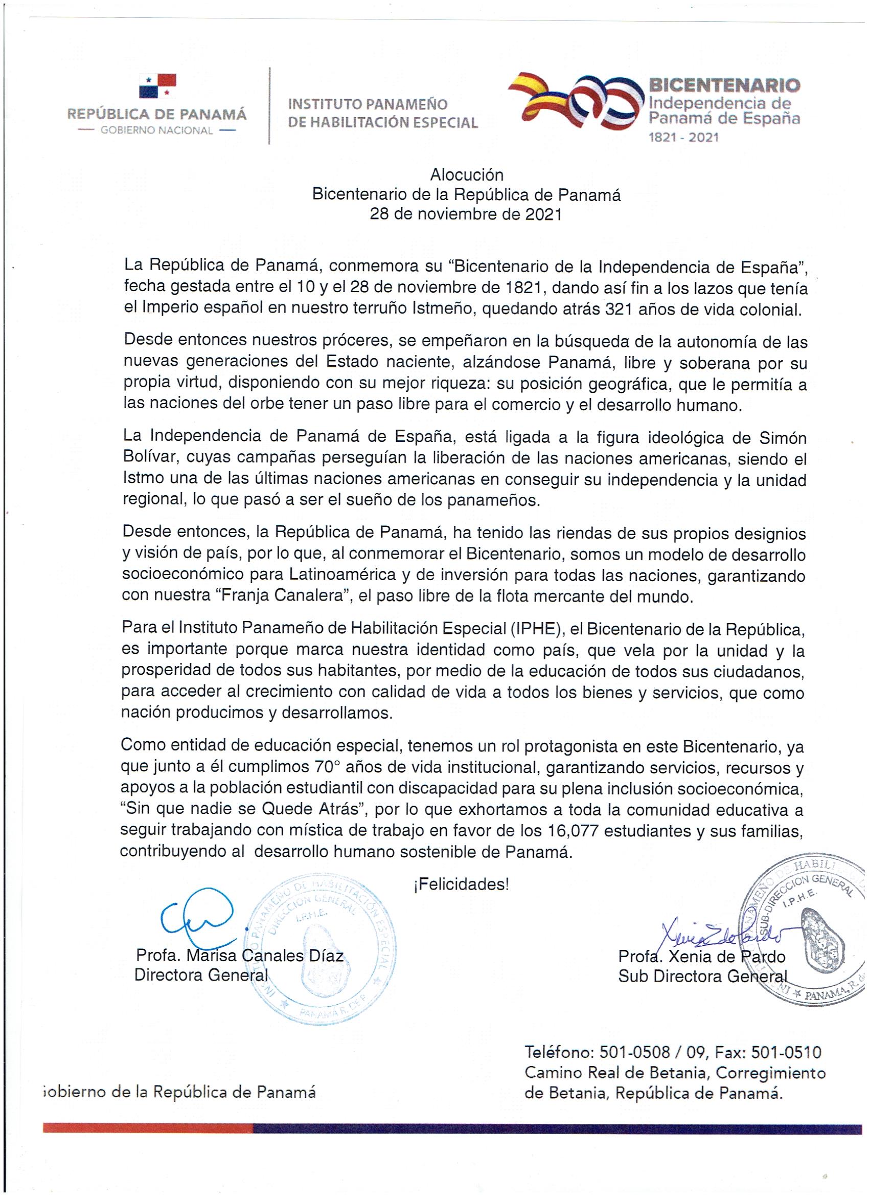 Bicentenario de la República de Panamá 