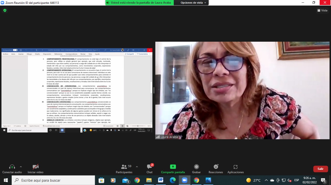 Docentes aprenden metodologías sobre Comunicación Alternativa y Aumentativa 