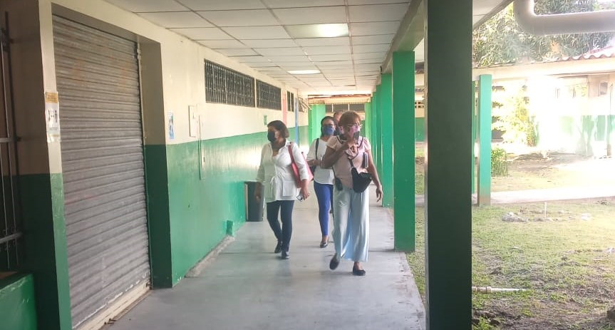 Comité de Bioseguridad del IPHE realiza inspección en la Escuela Vocacional Especial (EVE) 