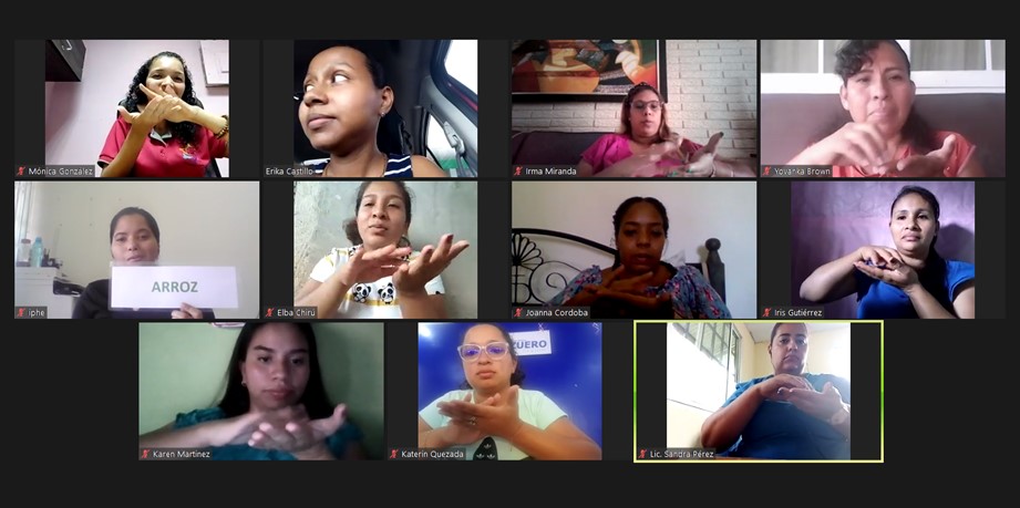 Finaliza seminario de Lengua de Señas Panameñas, Nivel N°1