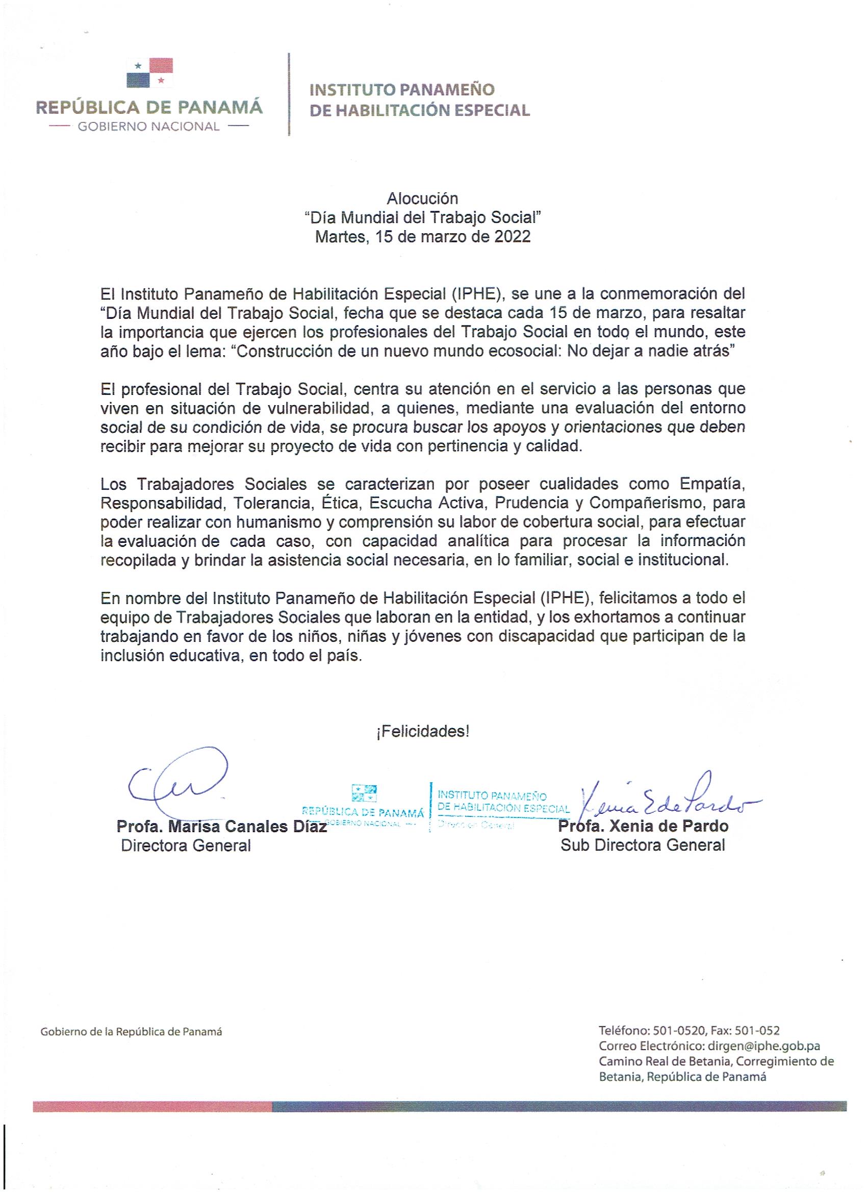 Día Mundial del Trabajo Social 