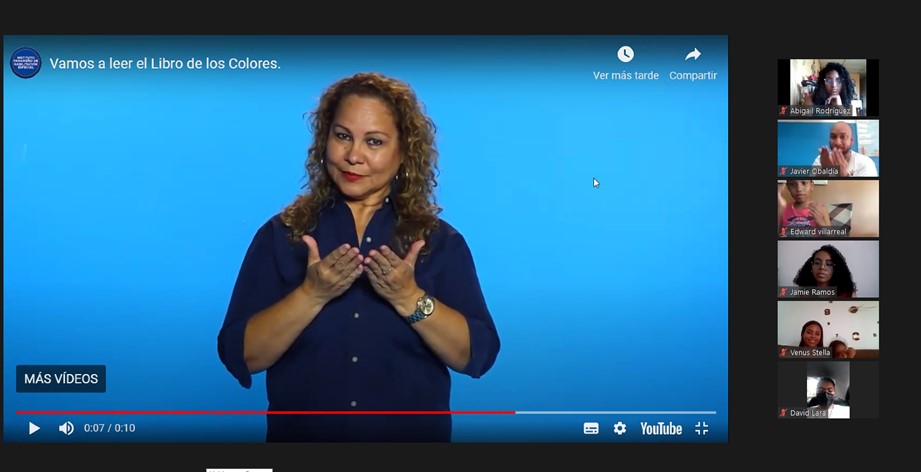 Inicia curso virtual de Lengua de Señas Bilingüe para estudiantes