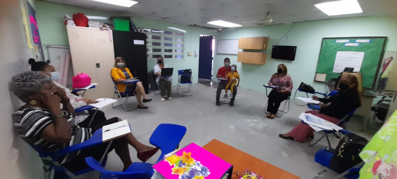 Directivos de la Escuela Nacional de Sordos coordinan apoyos y servicios de educación inclusiva en el centro educativo Unión Panamericana 
