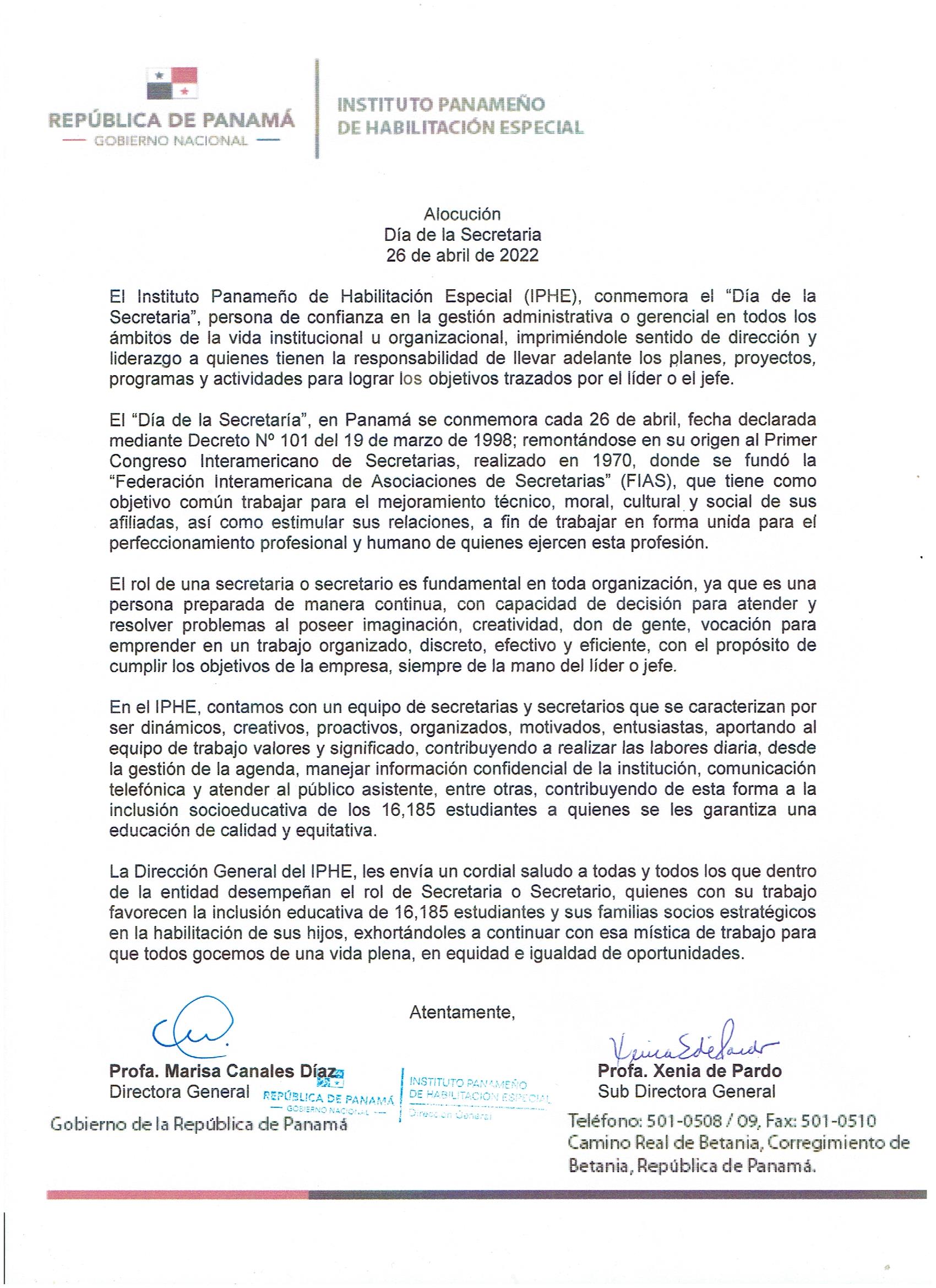 Día de la Secretaria 