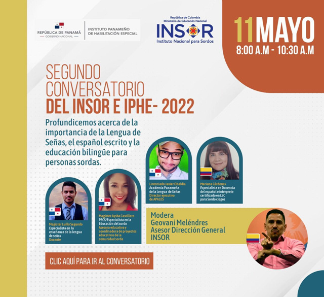 2° Conversatorio IPHE e INSOR Colombia  